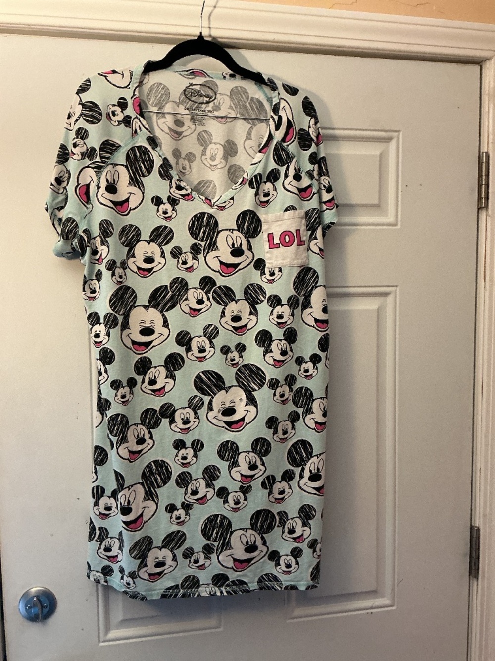 Disney Mickey Mouse LOL Nightgown Comfy Sleep Gown 💤 😴 size 2X-3X (20W-24W)